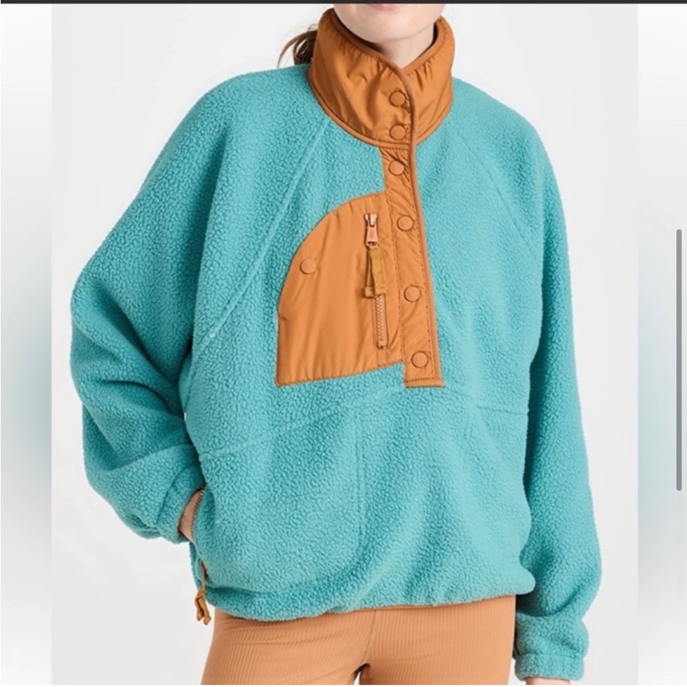 FREE PEOPLE MOVEMENT Hitting The Slope Pullover Mountain Majesty size xsmall - Picture 10 of 14